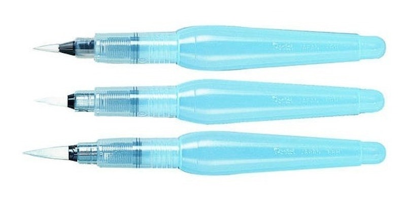 Pincel com Reservatório de Água Aquash Brush 3