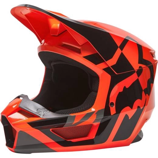 Capacete Fox V1 Lux Laranja 1