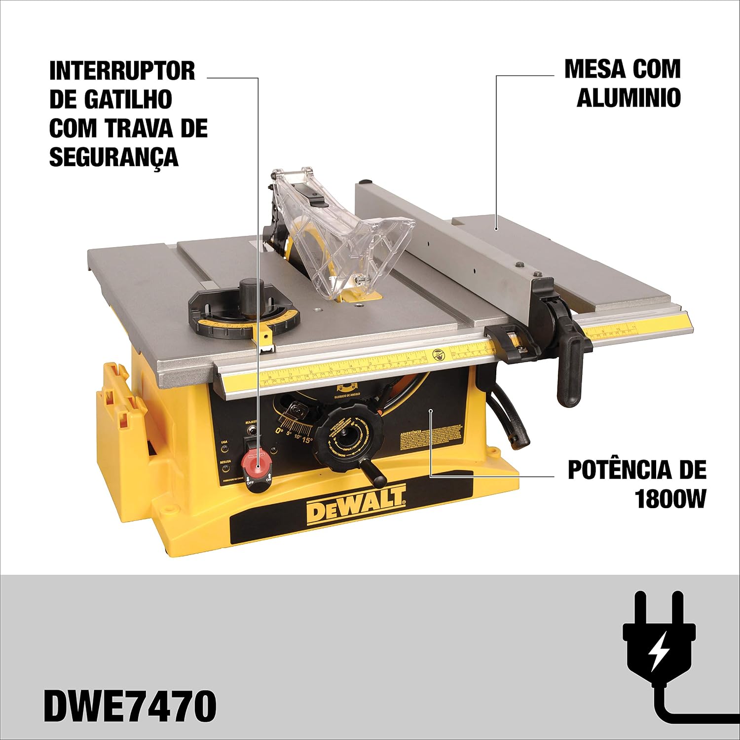 Serra de Bancada 10" DeWALT 2