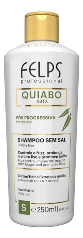 Shampoo Quiabo XBTX Pós Progressiva 1