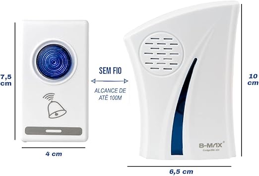 Campainha sem Fio B-Max 2
