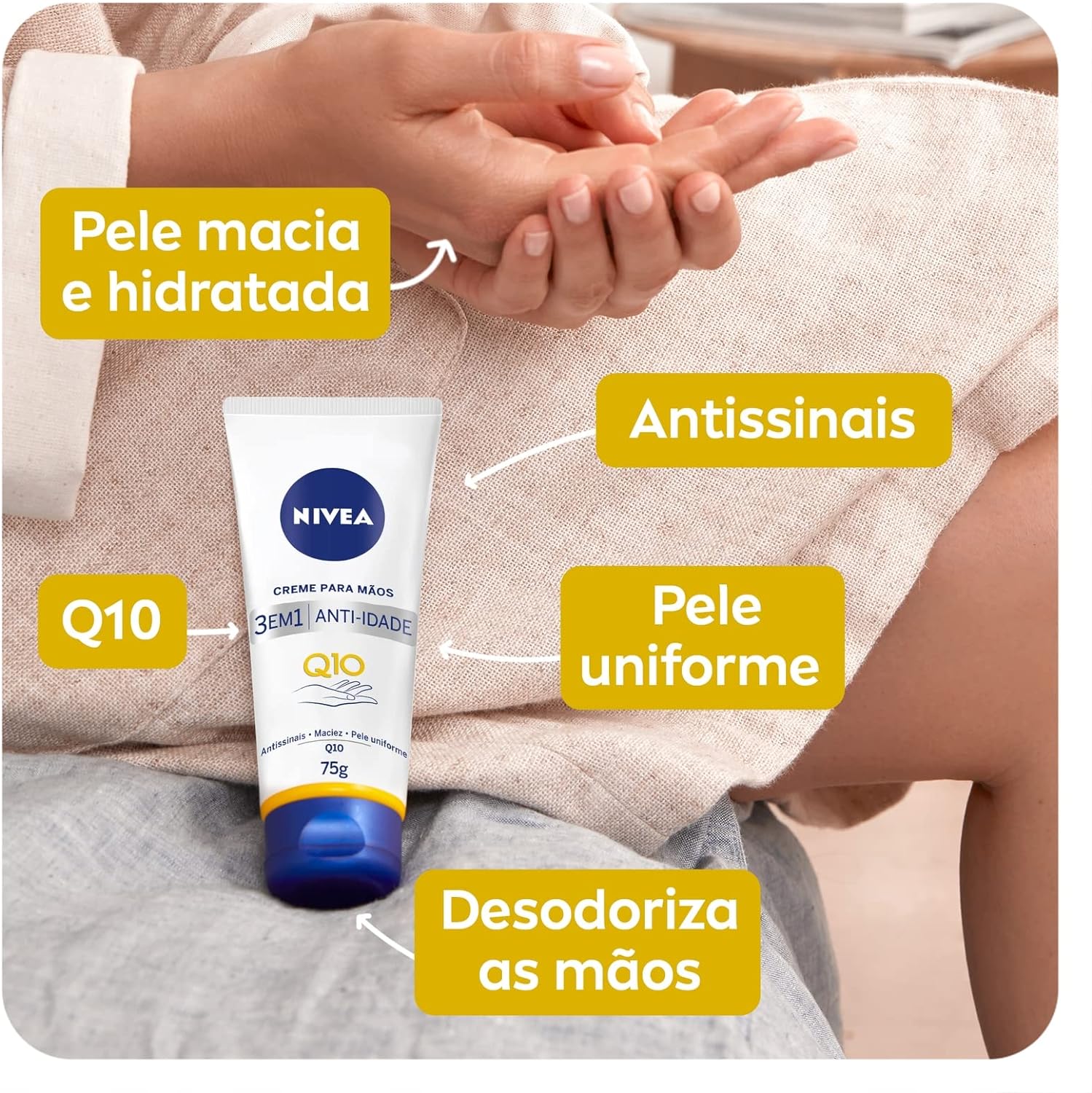 Creme para Mãos Q10 Reparação 3