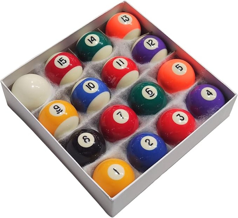 Jogo de Bolas Faixadas para Sinuca / Bilhar 54mm 3