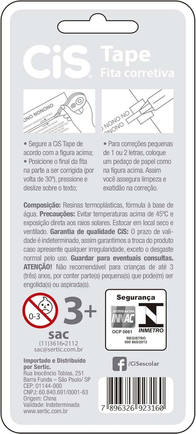 Fita Corretiva Tape 4