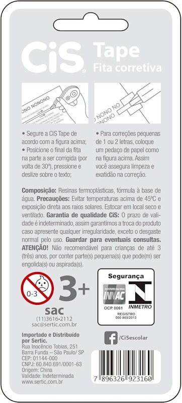 Fita Corretiva Tape 4
