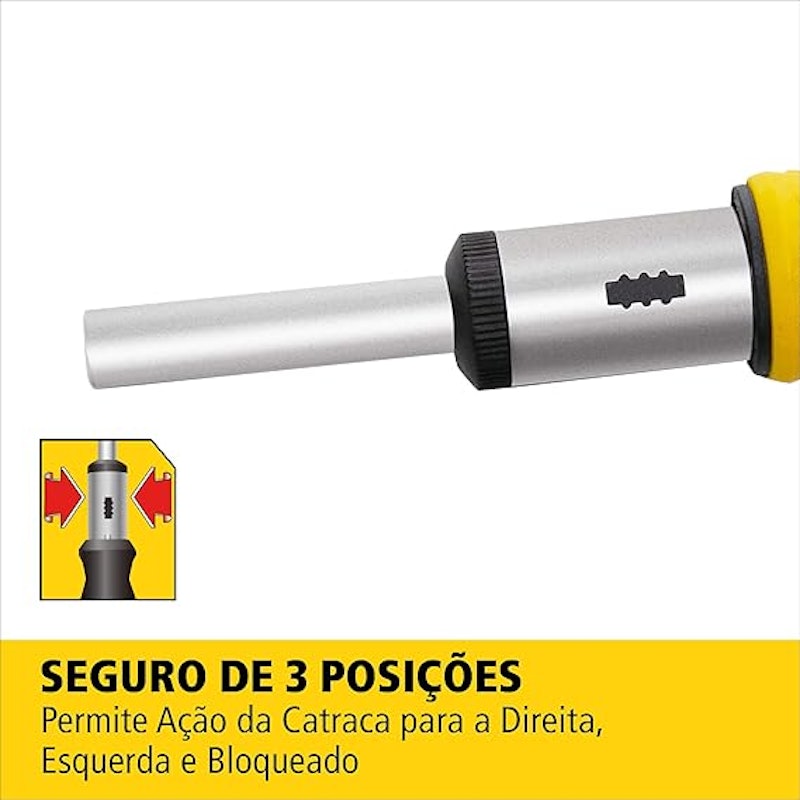Chave Catracada 29 Peças Multibits Soquetes 5