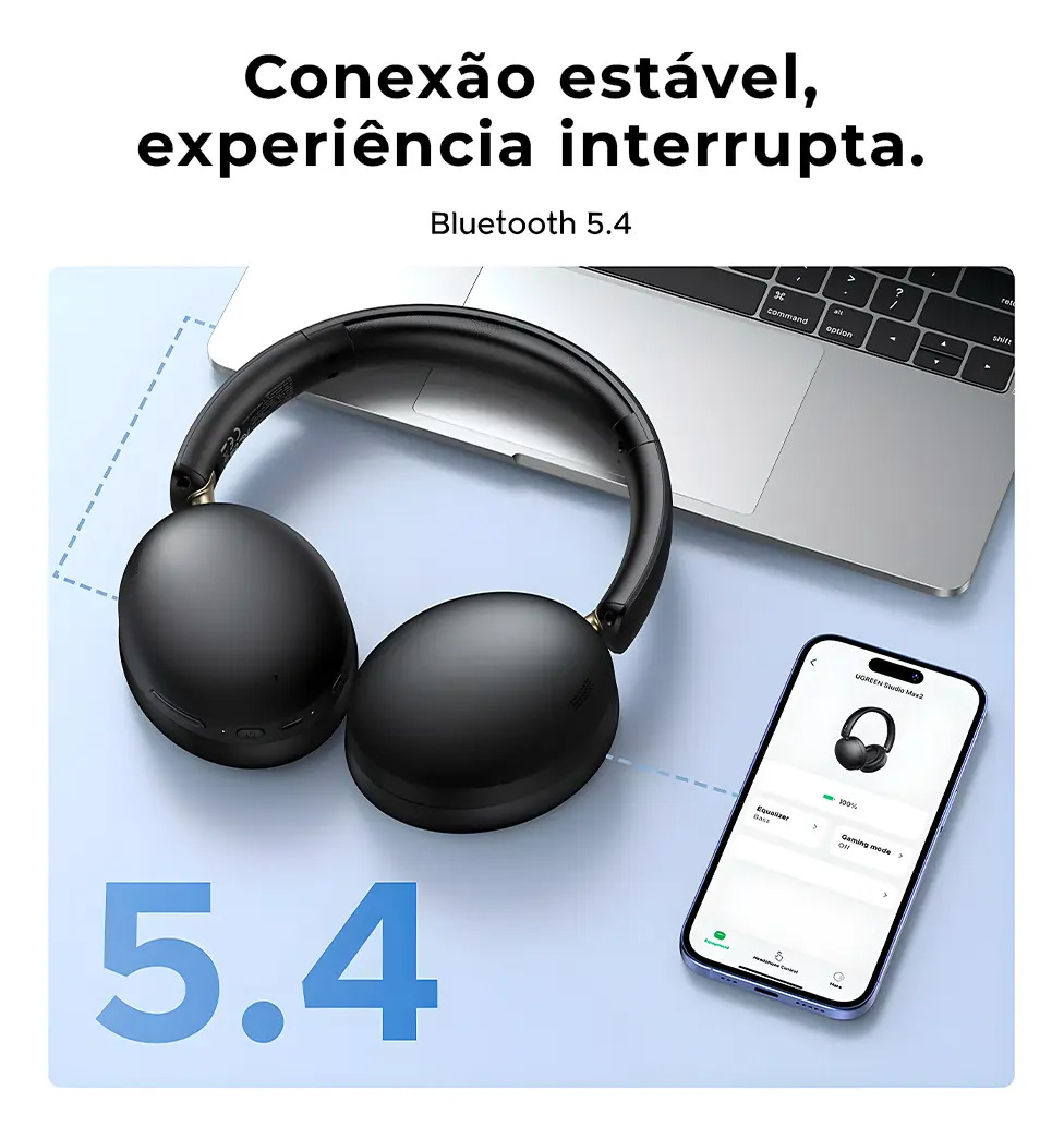 UGREEN Fones de Ouvido sem Fio com Diadema 3