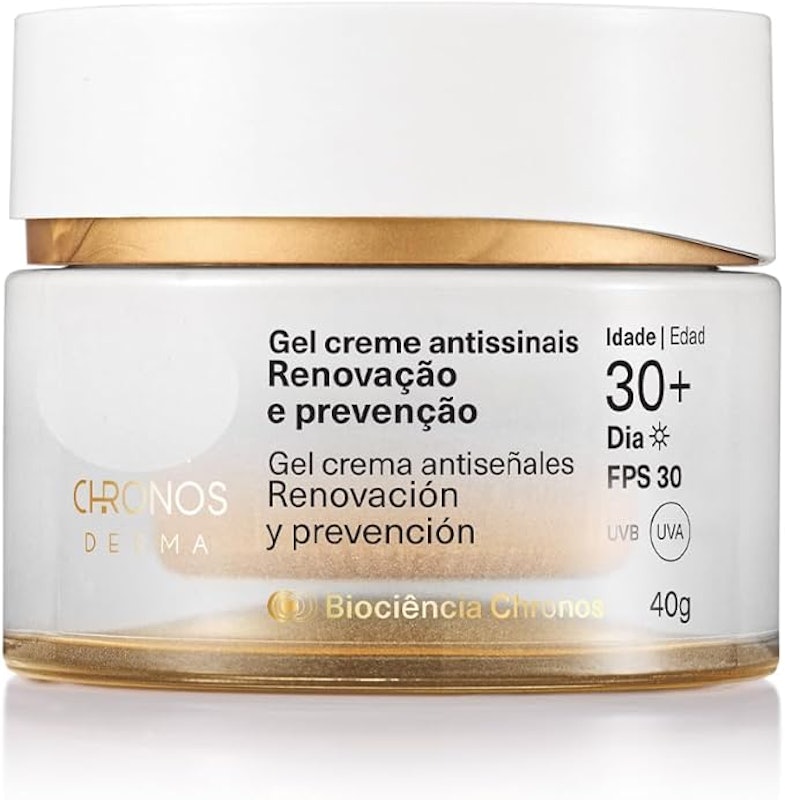 Gel Creme Antissinais Renovação e Prevenção 30+ Dia Chronos 1