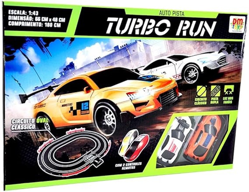 Auto Pista Turbo Run Circuito Oval 3