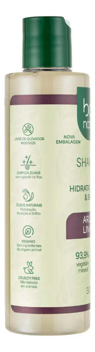 Shampoo Argan e Linhaça 2