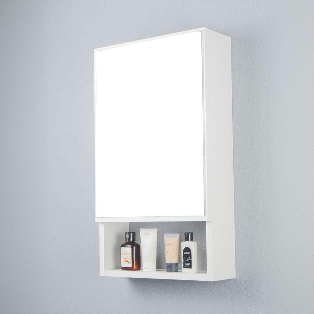 Armário para Banheiro com Espelho Tebas Branco 34 cm 4