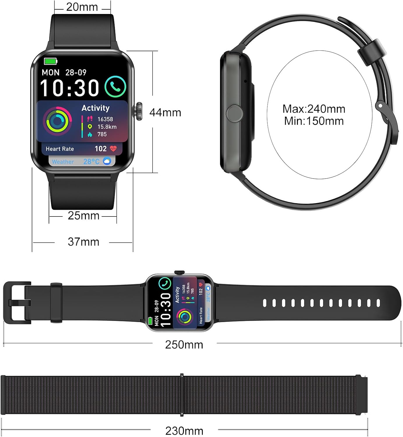 R50Pro Smartwatch 5