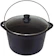 DURALAR Panela Ferro Fundido Caldeirão Antigo Tampa Vidro 28 cm Duralar 1