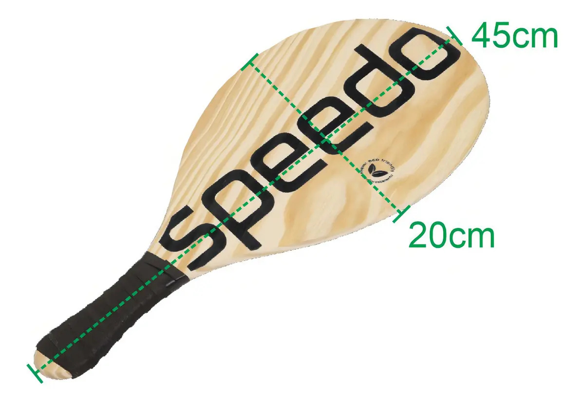 Kit Raquete de Frescobol e Bola Speedo 4