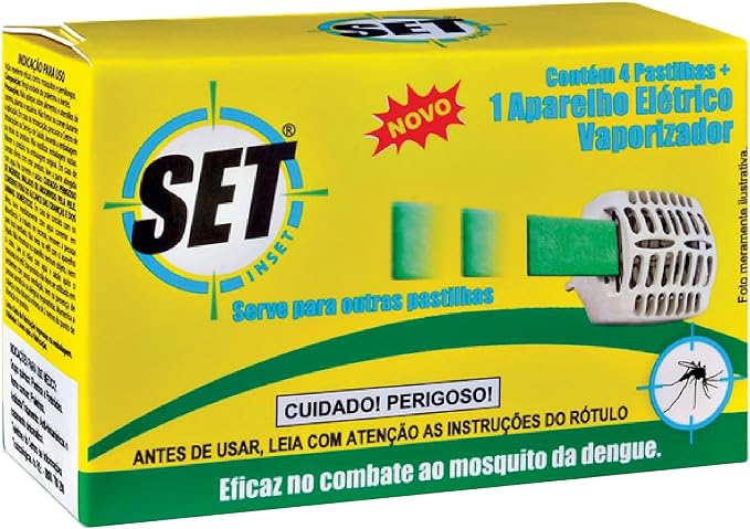 Repelente Mosquitos e Pernilongos Set Inset + 4 Pastilhas 2