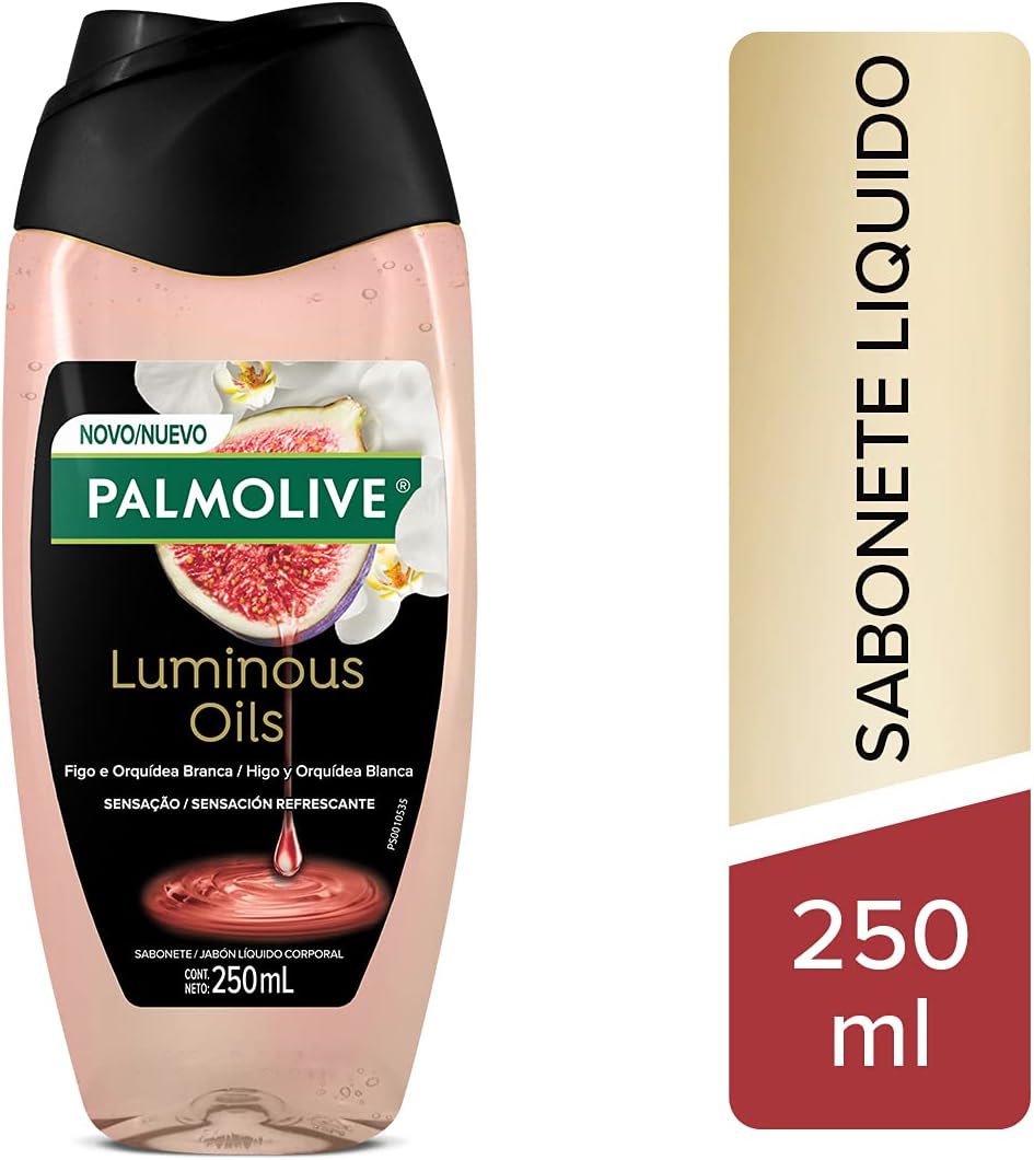 Palmolive Luminous Oils Figo e Orquídea Branca Sabonete Líquido Corporal Sensação Refrescante 250 ml 2