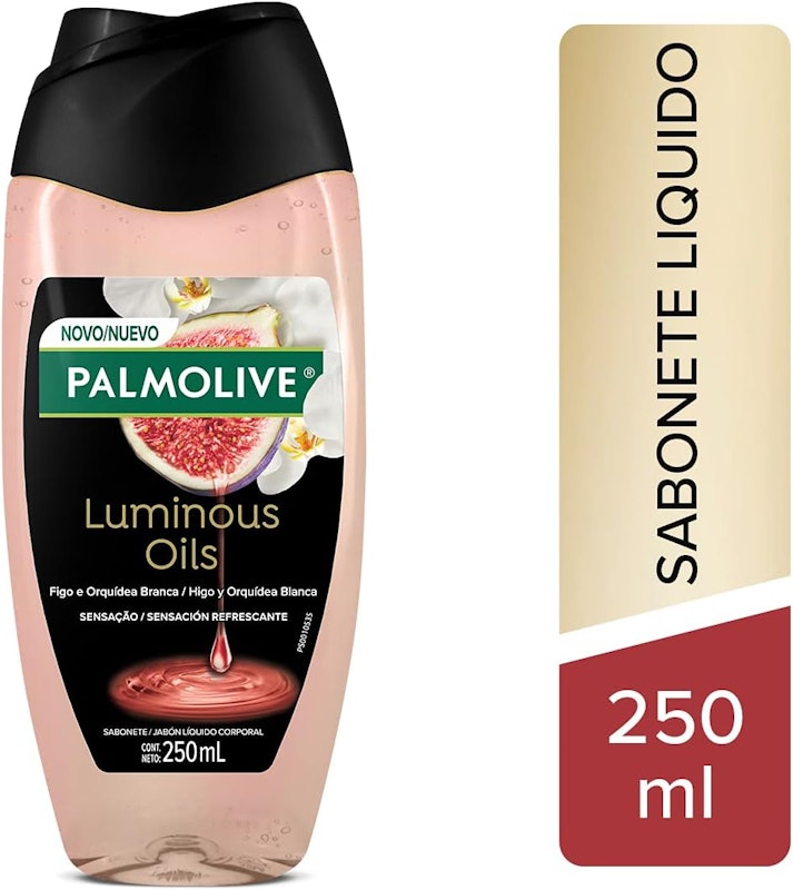 Palmolive Luminous Oils Figo e Orquídea Branca Sabonete Líquido Corporal Sensação Refrescante 250 ml 2