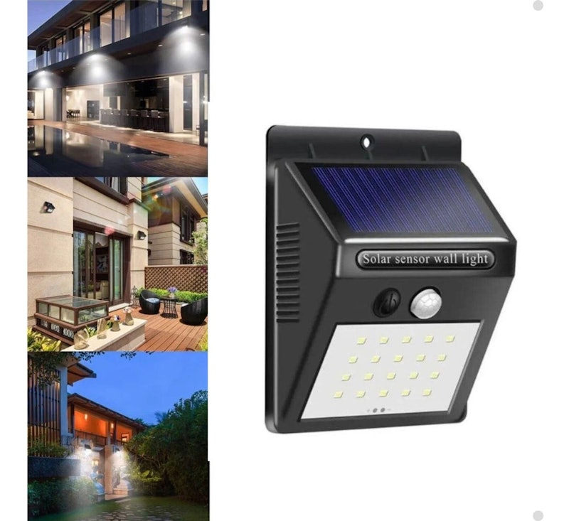 Kit 4 Arandelas Luminária Solar LED 4