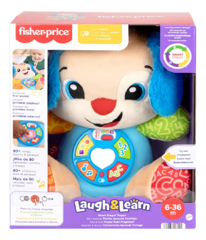 Brinquedo para Bebês Cachorrinho Aprende Comigo 2
