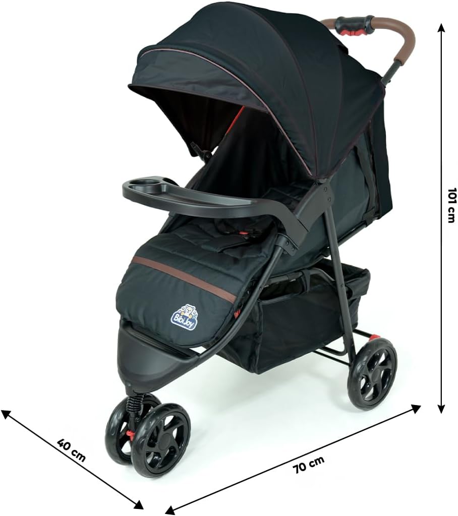 Carrinho de Bebê 3 Rodas Bibi Joy 2