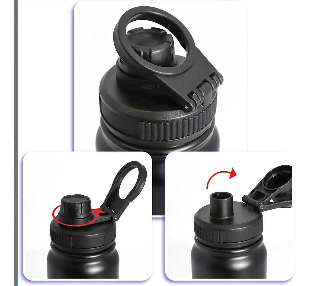 Garrafa de Água Térmica Aço Inox Esportiva 3