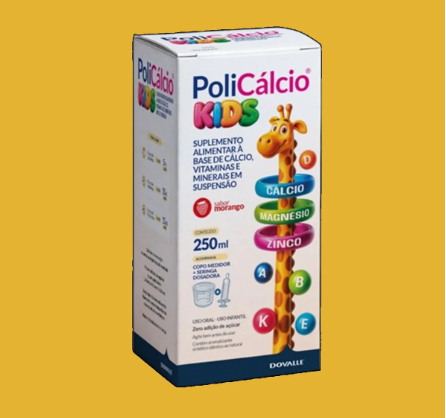 PoliCálcio Kids 250 ml – Suplemento de Cálcio com Vitaminas e Minerais 2