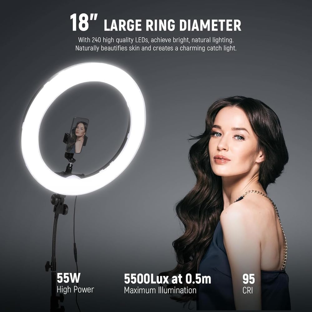 Ring Light HollyWave 18 Polegadas 2