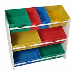 Organizador de Brinquedos Infantil - Grande Colorido