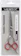 VERTIX Tesoura Red Circle Laser 6.5'' 1