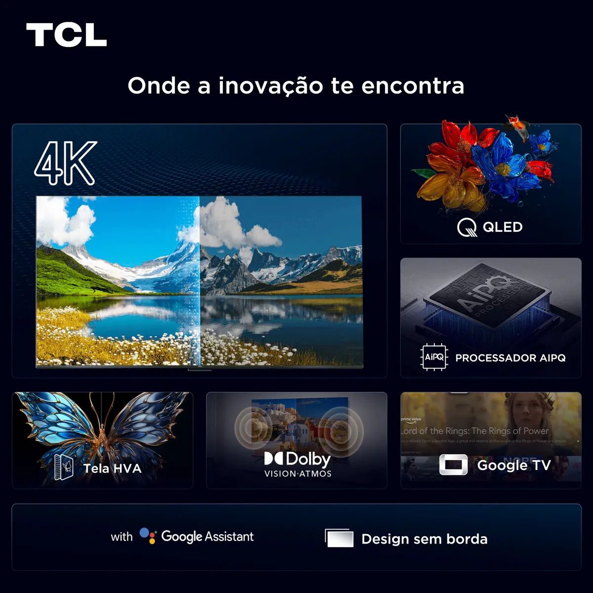 TCL Classic 4K QLED TV P7K 50" 4