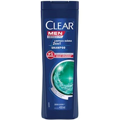 Shampoo Clear 2 em 1 Anticaspa Limpeza Diária