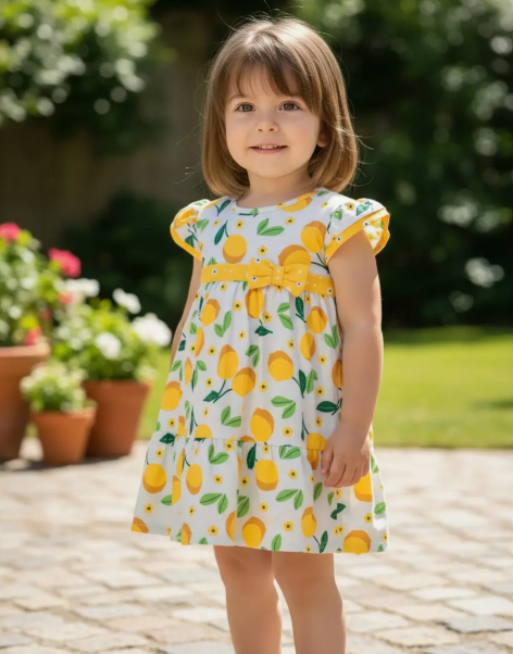 Vestido Infantil Verão Frutinhas 4