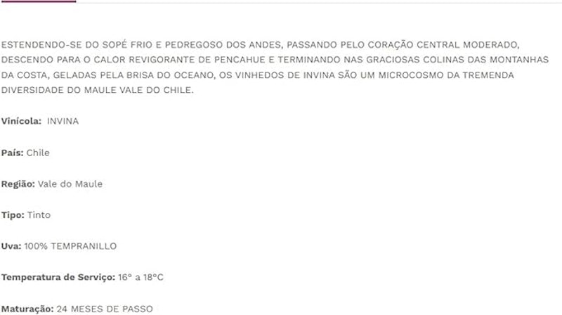 Vinho Secano Tempranillo Place Maters 4