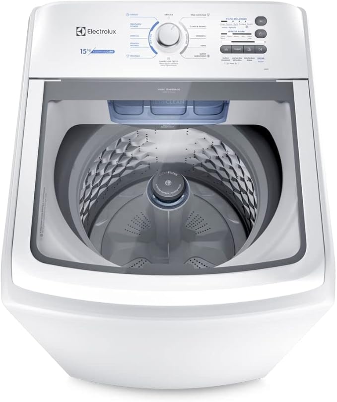 Máquina de Lavar Electrolux 15kg Branca Essential Care 4