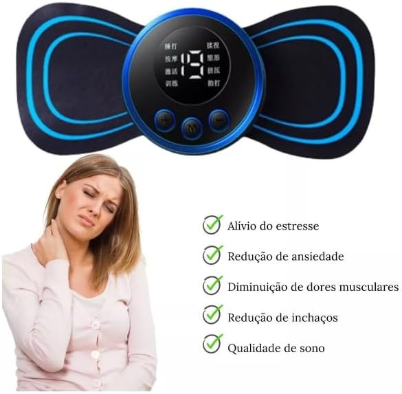 Mini Massageador Pulso Elétrico 3