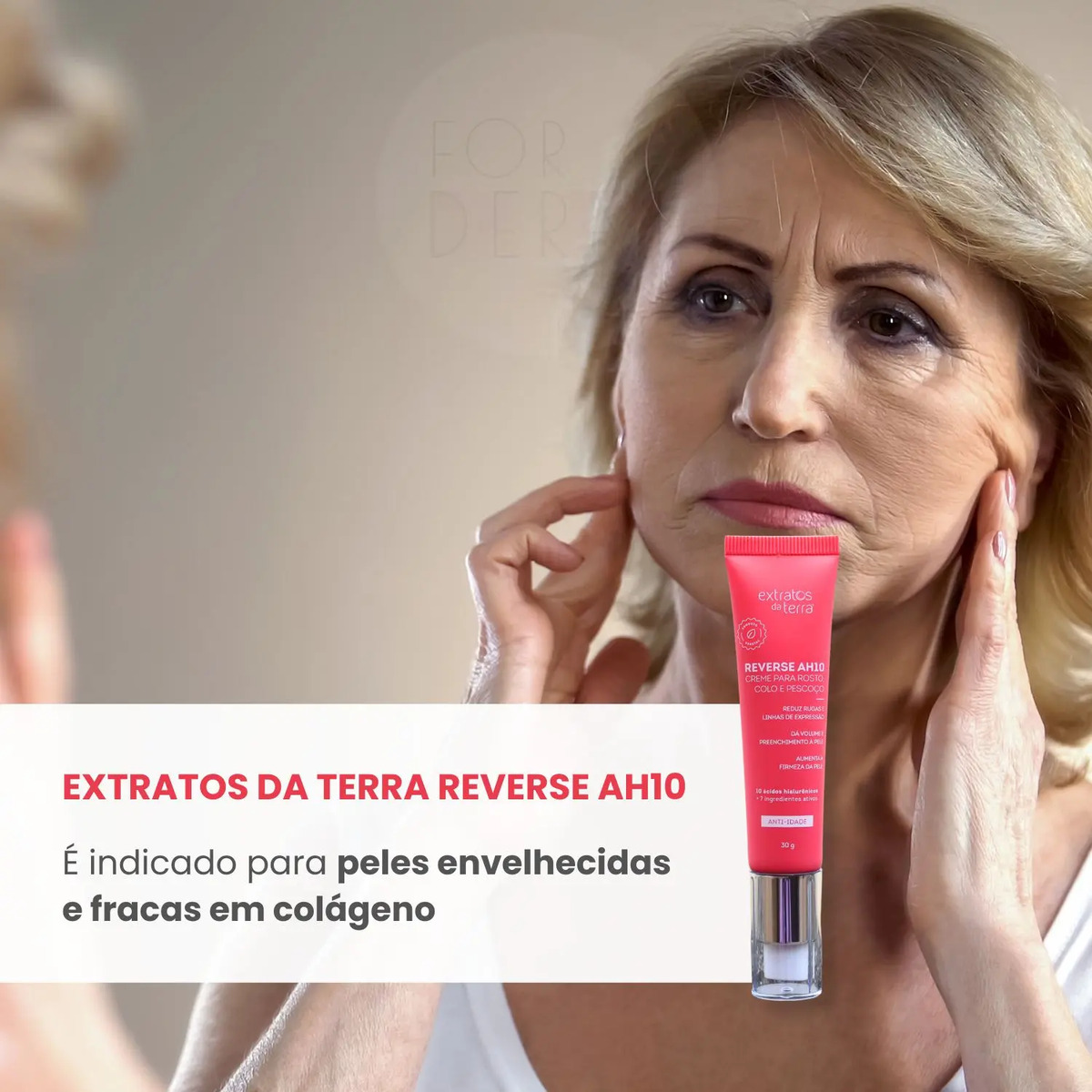 Reverse Ah10 Creme Anti-Idade para Rosto, Colo e Pescoço 5