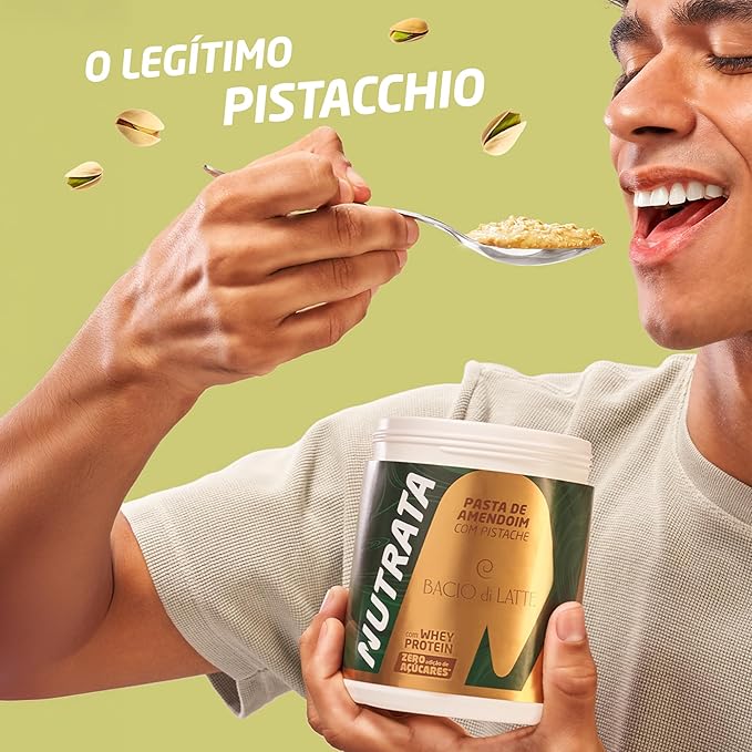 Nutrata Pasta de Amendoim & Pistache Bacio di Latte 3