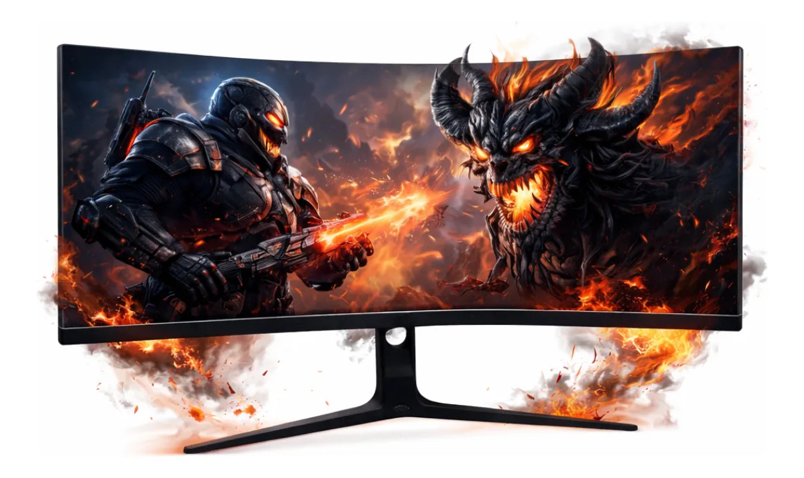 Monitor Gamer Ultrawide Tela Curva Full HD Nanu Shop 1