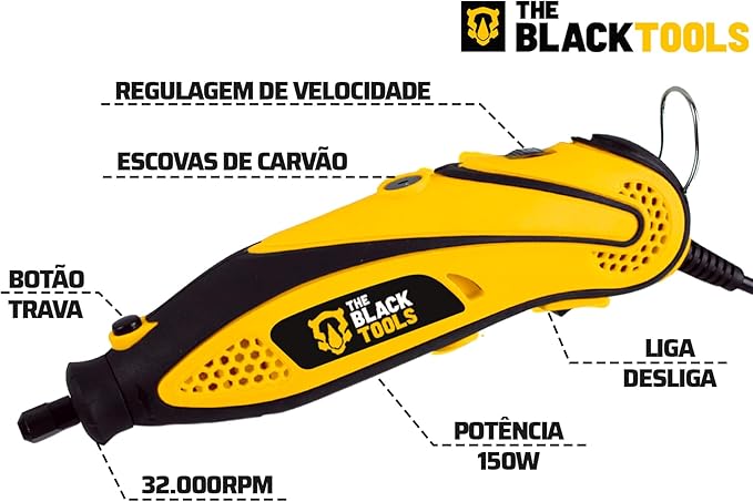 Micro Retífica Profissional 135 W 4