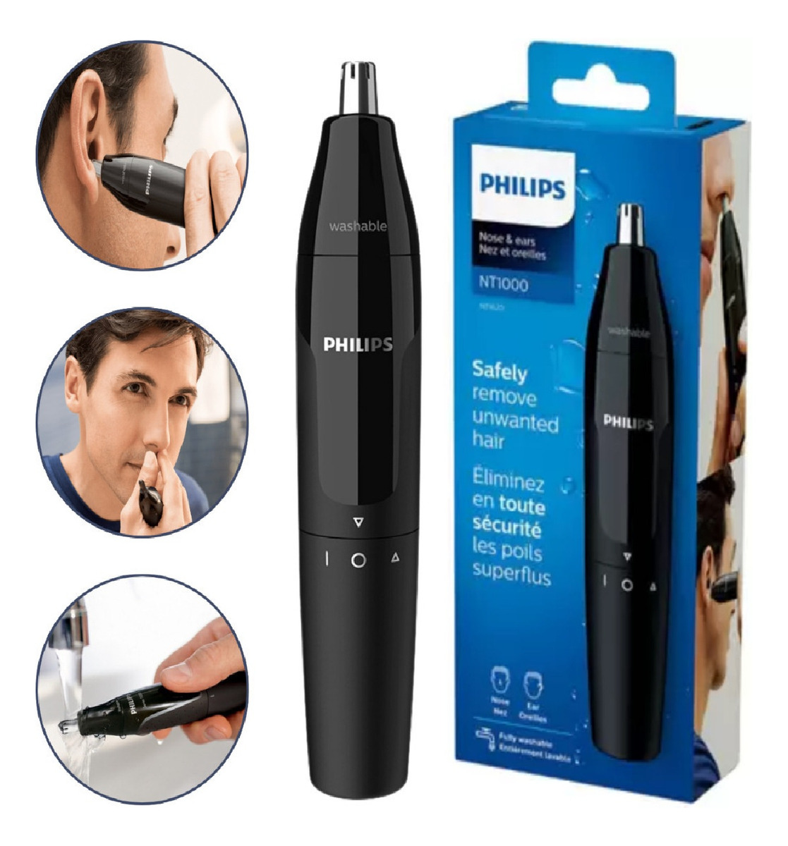 Aparador de Pelos do Nariz e Orelhas Nose Trimmer Series 1000 5