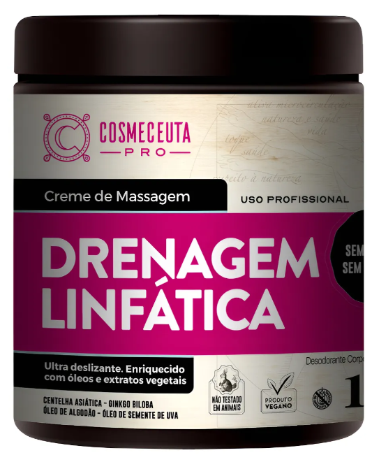 Creme de Massagem Drenagem Linfática  2