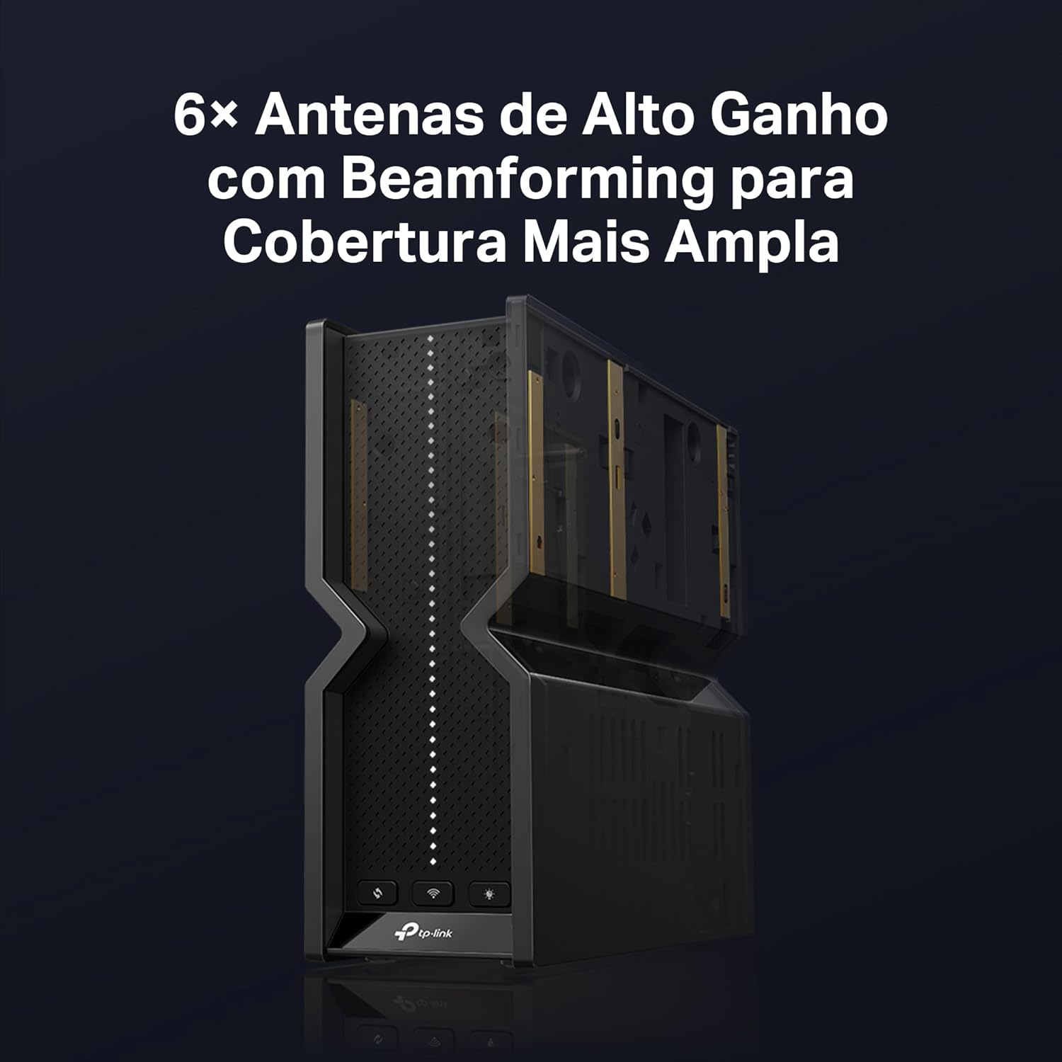 Roteador Wi-Fi 7 Tri-Band BE9300 Portas de 2.5G EasyMesh 5