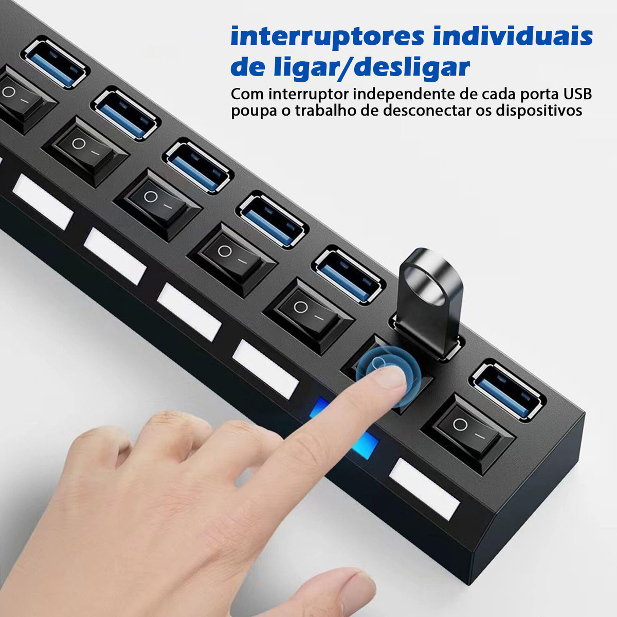 Hub USB 7 em 1 3