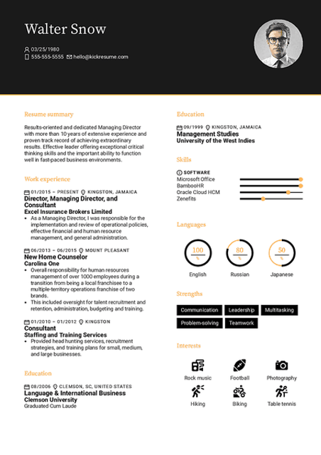 Kickresume 3