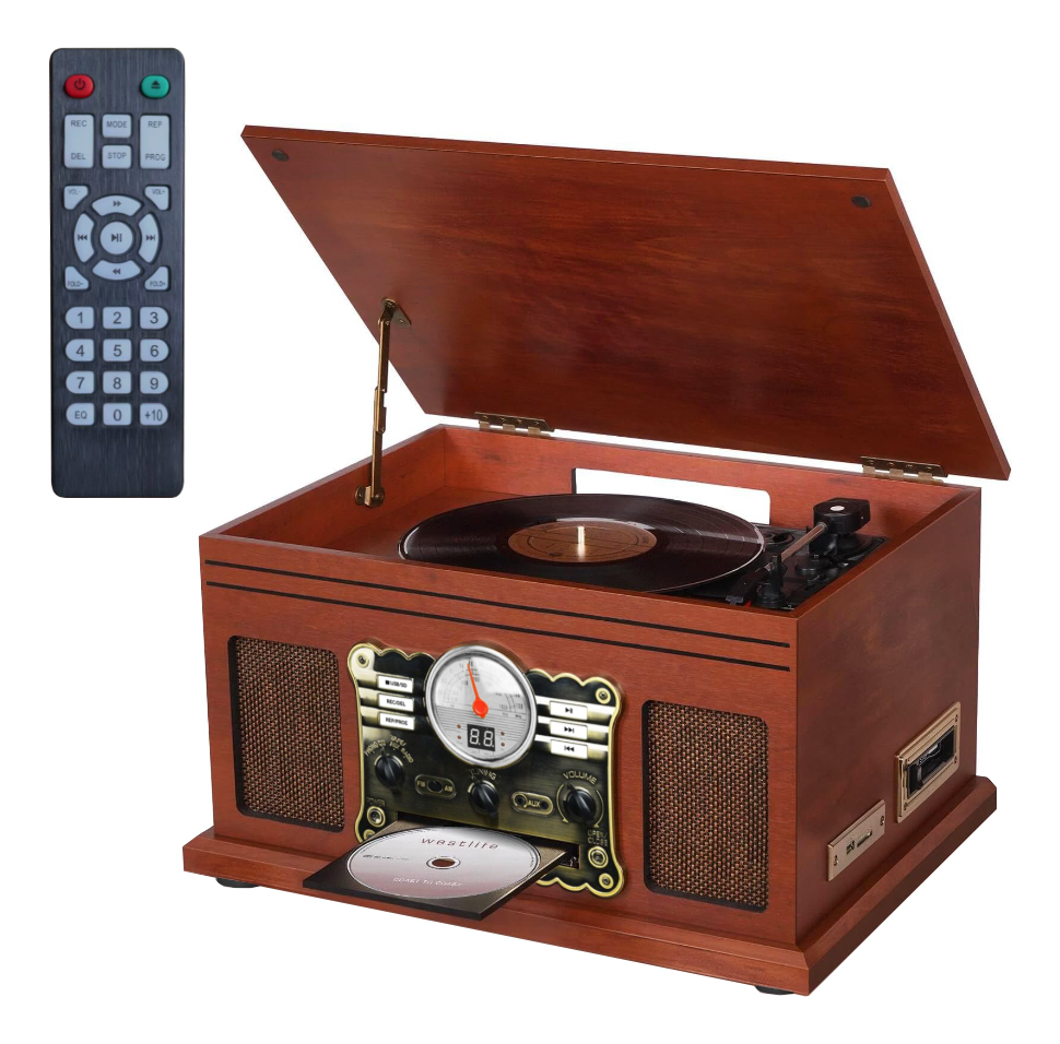 Toca-Discos 10 em 1 com Bluetooth 2