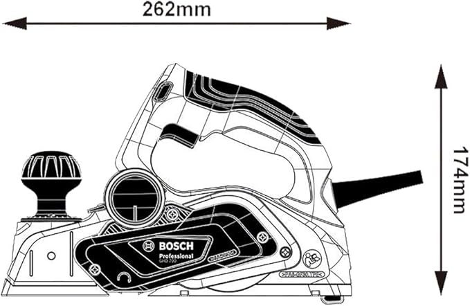 Plaina Bosch 700 W 3