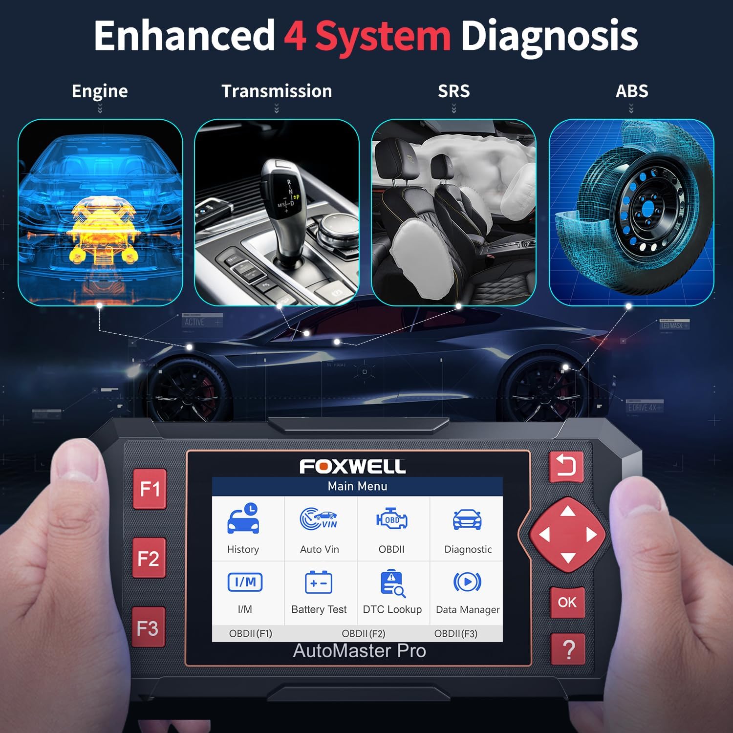 Scanner Automotivo Foxwell NT604 Elite 3