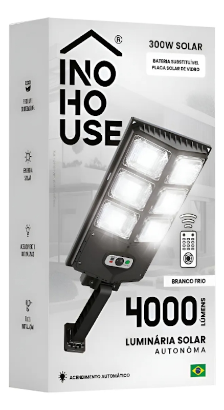 Luminaria Holofote Solar 300 W 1