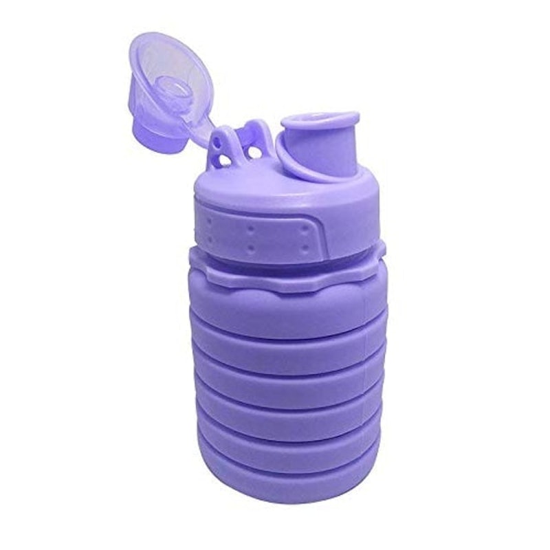 Garrafa Silicone Retrátil Dobrável Portátil 2