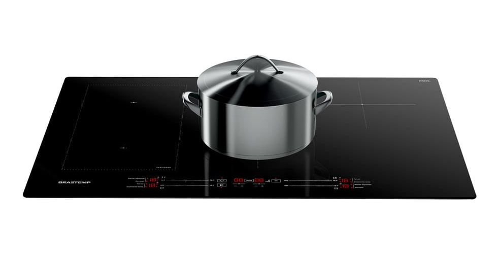 Cooktop 4 Bocas de Indução Brastemp com Flexizone 4